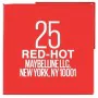 Labial con Brillo Maybelline SuperStay 25-red-hot de Maybelline, Pintalabios - Ref: S8319093, Precio: 12,93 €, Descuento: %