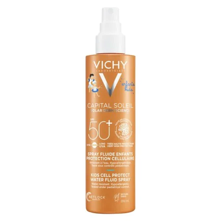 Protetor Solar para Crianças em Spray Vichy Capital Soleil Spf 50+ 200 ml de Vichy, Filtros solares - Ref: S8319918, Preço: 2...