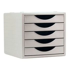 Modular Filing Cabinet Archivo 2000 ArchivoTec Serie 4000 5 drawers Din A4 Grey 34 x 27 x 26 cm by Archivo 2000, Materials, d...