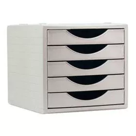 Archivador Modular Archivo 2000 ArchivoTec Serie 4000 5 cajones Din A4 Gris 34 x 27 x 26 cm de Archivo 2000, Materiales, orga...