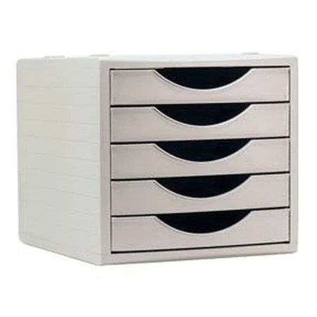 Arquivador modular Archivo 2000 ArchivoTec Serie 4000 5 gavetas Din A4 Cinzento 34 x 27 x 26 cm de Archivo 2000, Materiais, o...