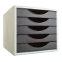 Classeur modulaire Archivo 2000 ArchivoTec Serie 4000 5 tiroirs Din A4 Noir 34 x 27 x 26 cm de Archivo 2000, Fournitures de b...