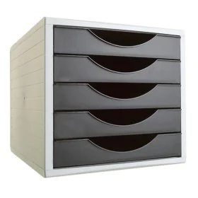 Arquivador modular Archivo 2000 ArchivoTec Serie 4000 5 gavetas Din A4 Preto 34 x 27 x 26 cm de Archivo 2000, Materiais, orga...