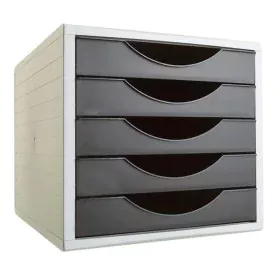 Modularer Ablageschrank Archivo 2000 ArchivoTec Serie 4000 5 Schubladen Din A4 Schwarz 34 x 27 x 26 cm von Archivo 2000, Schr...