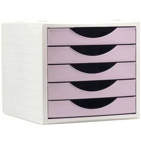 Archivador Modular Archivo 2000 Rosa Pastel 34 x 27 x 26 cm de Archivo 2000, Materiales, organizadores y dispensadores de esc...