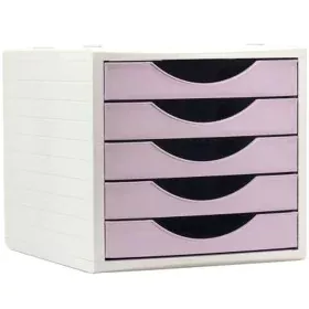 Arquivador modular Archivo 2000 Cor de Rosa Pastel 34 x 27 x 26 cm de Archivo 2000, Materiais, organizadores e dispensador de...