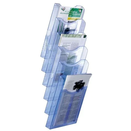 Counter Display Archivo 2000 Archiplay Wall Transparent Din A4 Blue by Archivo 2000, Catalogue & Reference Racks - Ref: S8401...