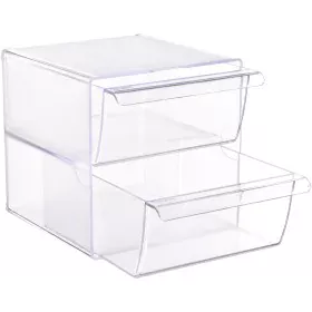 Mehrzweck-Organizer Archivo 2000 Durchsichtig 19 x 15 x 15 cm von Archivo 2000, Schreibtischbedarf, Organizer und Dispenser -...