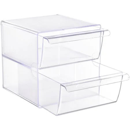 Mehrzweck-Organizer Archivo 2000 Durchsichtig 19 x 15 x 15 cm von Archivo 2000, Schreibtischbedarf, Organizer und Dispenser -...