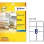 Étiquettes adhésives Avery 99,1 x 67,7 mm Transparent de Avery, Étiquettes adhésives et autocollants - Réf : S8401463, Prix :...