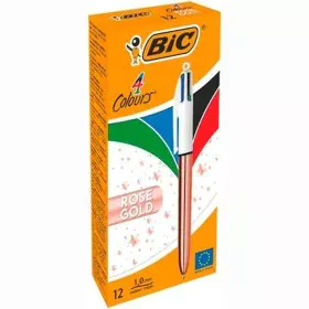 Penna Bic Bianco Rosa (12 Pezzi) di Bic, Penne a scatto - Rif: S8401524, Prezzo: 24,97 €, Sconto: %