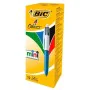 Penna a inchiostro liquido Bic Mini 4Colours Azzurro Bianco 0,32 mm (12 Pezzi) di Bic, Penne roller a inchiostro liquido - Ri...