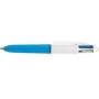 Penna a inchiostro liquido Bic Mini 4Colours Azzurro Bianco 0,32 mm (12 Pezzi) di Bic, Penne roller a inchiostro liquido - Ri...