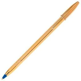 Penna Bic Cristal Shine Dorato 0,32 mm Azzurro 20 Pezzi di Bic, Penne a sfera - Rif: S8401568, Prezzo: 28,12 €, Sconto: %