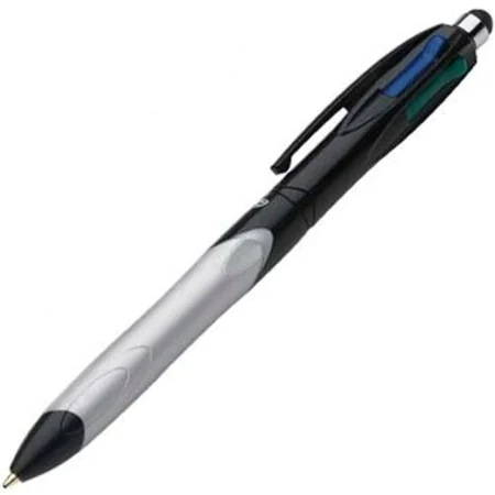 Penna a inchiostro liquido Bic Cristal Stylus 4 colori 0,4 mm (12 Pezzi) di Bic, Penne roller a inchiostro liquido - Rif: S84...