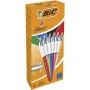 Set de Bolígrafos Bic Shine Silver Blanco Multicolor (12 Piezas) de Bic, Bolígrafos de bola retráctiles - Ref: S8401591, Prec...