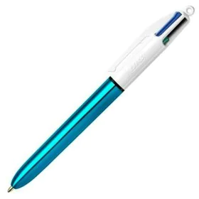 Pen Bic Shine Silver White (12 Pieces) by Bic, Retractable Ballpoint Pens - Ref: S8401598, Price: 24,97 €, Discount: %