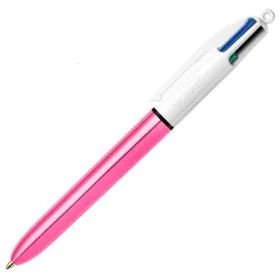 Pen Bic Shine Silver White Pink (12 Pieces) by Bic, Retractable Ballpoint Pens - Ref: S8401599, Price: 24,97 €, Discount: %