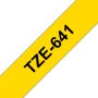 Laminated Tape for Labelling Machines Brother TZE-641 Yellow Black Black/Yellow 18mm by Brother, Adhesive labels and stickers...