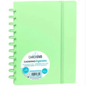 Caderno Carchivo Ingeniox Verde Claro A4 de Carchivo, Cadernos de argolas - Ref: S8403239, Preço: 12,58 €, Desconto: %