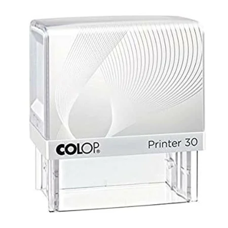 Sigillo Colop Printer 30 Bianco Azzurro di Colop, Timbri e materiali per timbri - Rif: S8403694, Prezzo: 10,32 €, Sconto: %