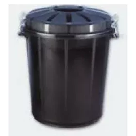 Waste bin Denox 70 L Black Plastic by Denox, Waste and recycling - Ref: S8403951, Price: 20,29 €, Discount: %