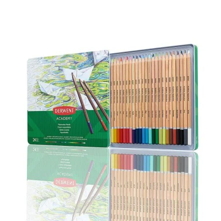 Crayons DERWENT Academy Multicouleur (24 Pièces) de DERWENT, Matériel de dessin - Réf : S8403980, Prix : 17,68 €, Remise : %