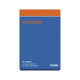 Talonario de Facturas DOHE 50063D 1/4 10 Piezas 100 Hojas de DOHE, Formularios de ventas y facturas - Ref: S8404098, Precio: ...