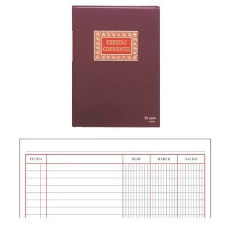 Account Book DOHE 09908 100 Sheets A4 Burgundy by DOHE, Account Books & Journals - Ref: S8404108, Price: 16,77 €, Discount: %