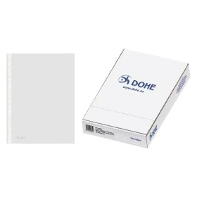 Housses DOHE Premium Cristal Perforées Transparent A4 (100 Pièces) de DOHE, Pochettes perforées - Réf : S8404262, Prix : 13,5...