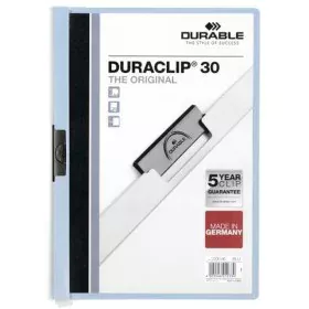 Dossier de Portefeuilles Durable Duraclip 30 Bleu Transparent A4 25 Pièces de Durable, Dossiers - Réf : S8404303, Prix : 34,6...