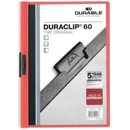 Carpeta Portafolios Durable Duraclip 60 Rojo Transparente A4 25 Piezas de Durable, Carpetas - Ref: S8404309, Precio: 40,89 €,...