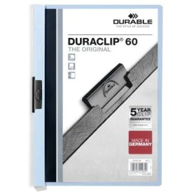 Dossier de Portefeuilles Durable Duraclip 60 Bleu Transparent A4 25 Pièces de Durable, Dossiers - Réf : S8404310, Prix : 40,8...