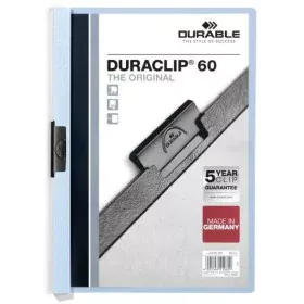 Portfoliomappe Durable Duraclip 60 Blau Durchsichtig A4 25 Stücke von Durable, Ordner - Ref: S8404310, Preis: 40,89 €, Rabatt: %