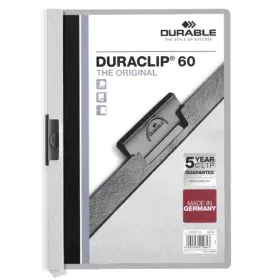 Dokumentenhalter Durable Duraclip 60 Grau Durchsichtig A4 25 Stücke von Durable, Ordner - Ref: S8404312, Preis: 40,89 €, Raba...