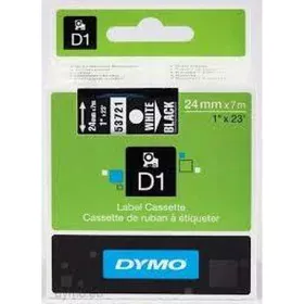 Cinta laminada para máquinas rotuladoras Dymo 53721 Branco Preto 24 mm 24 mm x 7 m de Dymo, Etiquetas adesivas e autocolantes...