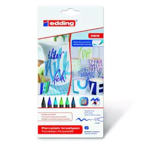 Feutres Edding 4200 Porcelaine Multicouleur (6 Unités) de Edding, Marqueurs indélébiles & Stylos-marqueurs - Réf : S8404705, ...