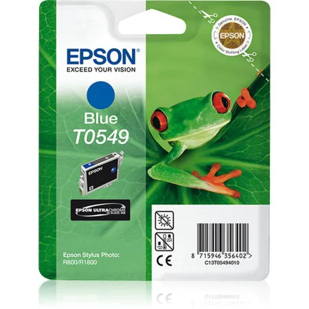 Cartucho de Tinta Original Epson Cartucho T0549 azul Azul de Epson, Tóners y tinta de impresora - Ref: S8405237, Precio: 24,7...