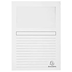 Sous-dossier Exacompta Blanc A4 100 Pièces de Exacompta, Dossiers - Réf : S8406168, Prix : 29,26 €, Remise : %