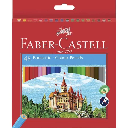 Crayons de couleur Faber-Castell Castle Multicouleur 48 Pièces de Faber-Castell, Matériel de dessin - Réf : S8406448, Prix : ...