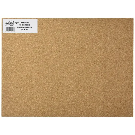 Bastelmaterial Faibo Kork 30 x 40 cm (10 Stücke) von Faibo, Tonpapier - Ref: S8406834, Preis: 28,45 €, Rabatt: %