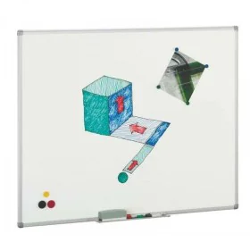 Weißes Brett Faibo 122 x 200 cm Plattenspeicher von Faibo, Whiteboards - Ref: S8406854, Preis: 401,56 €, Rabatt: %