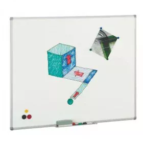 Weißes Brett Faibo 122 x 200 cm Plattenspeicher von Faibo, Whiteboards - Ref: S8406854, Preis: 452,96 €, Rabatt: %