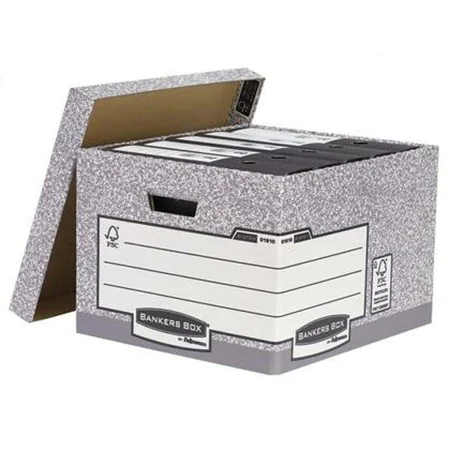 boîte pour archives Fellowes Bankers Box Gris Din A4 29,4 x 38,7 x 44,5 cm de Fellowes, Bacs - Réf : S8407028, Prix : 10,59 €...