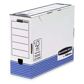 File Box Fellowes Blue 10 Units White A4 by Fellowes, File classifiers and storage - Ref: S8407030, Price: 22,81 €, Discount: %