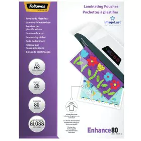 Couvertures de plastification Fellowes 25 Unités Transparent A3 de Fellowes, Pochettes de plastification - Réf : S8407263, Pr...