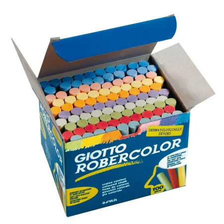 Tizas Giotto Robercolor Multicolor (100 Piezas) Antipolvo 100 Piezas de Giotto, Tizas - Ref: S8408466, Precio: 9,85 €, Descue...