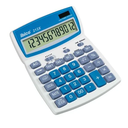 Calculator Ibico Blue White by Ibico, Basic - Ref: S8410355, Price: 27,67 €, Discount: %