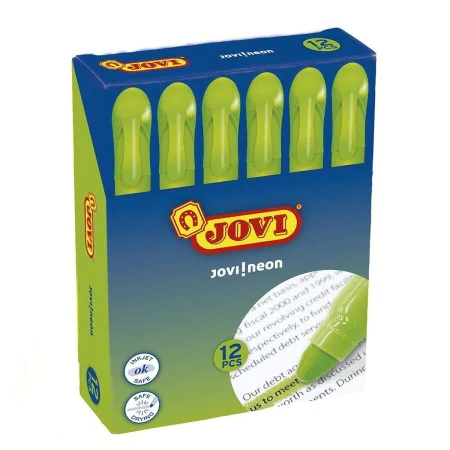 Fluorescent Marker Jovi Jovi!neon Green 12 Pieces by Jovi, Highlighters - Ref: S8410568, Price: 10,65 €, Discount: %