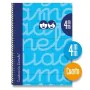 Notebook Lamela Blue Quarto 5 Pieces 80 Sheets by Lamela, Wirebound Notebooks - Ref: S8411394, Price: 23,43 €, Discount: %